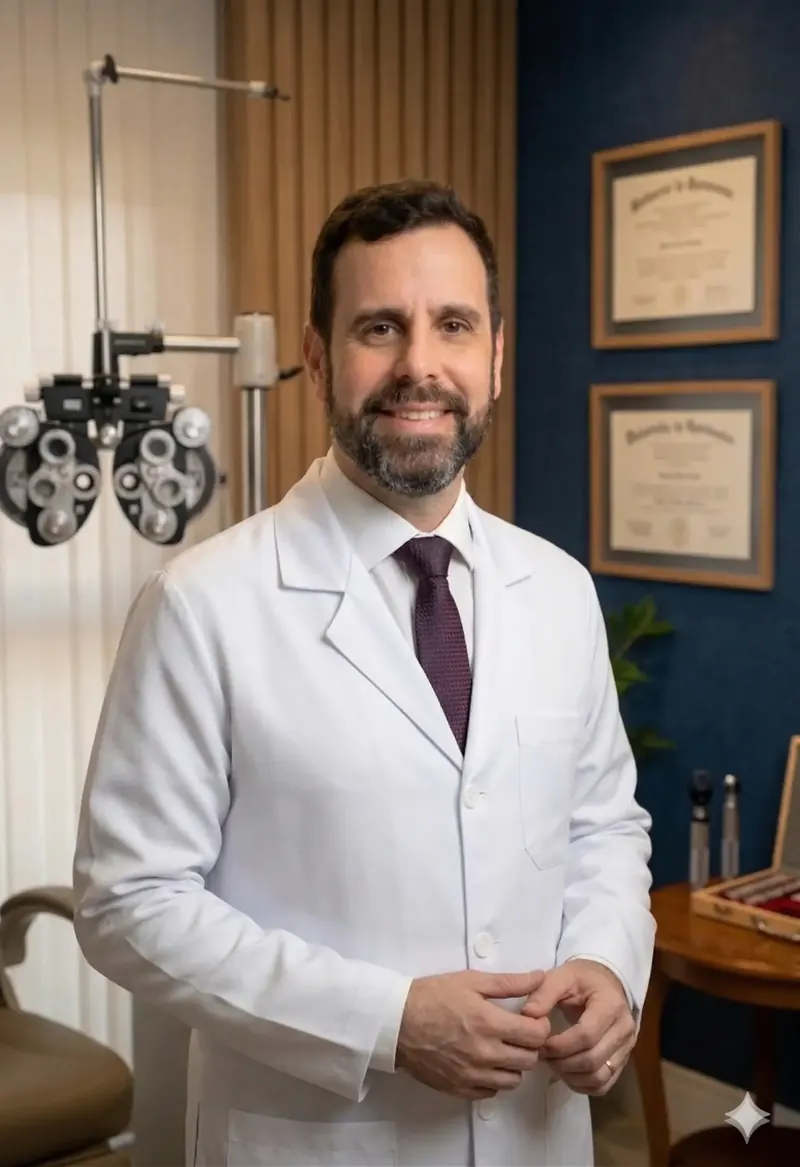 Dr. Fernando Macei Drudi — Diretor Clínico, Especialista em Catarata e Retina Cirúrgica — Drudi e Almeida Oftalmologia