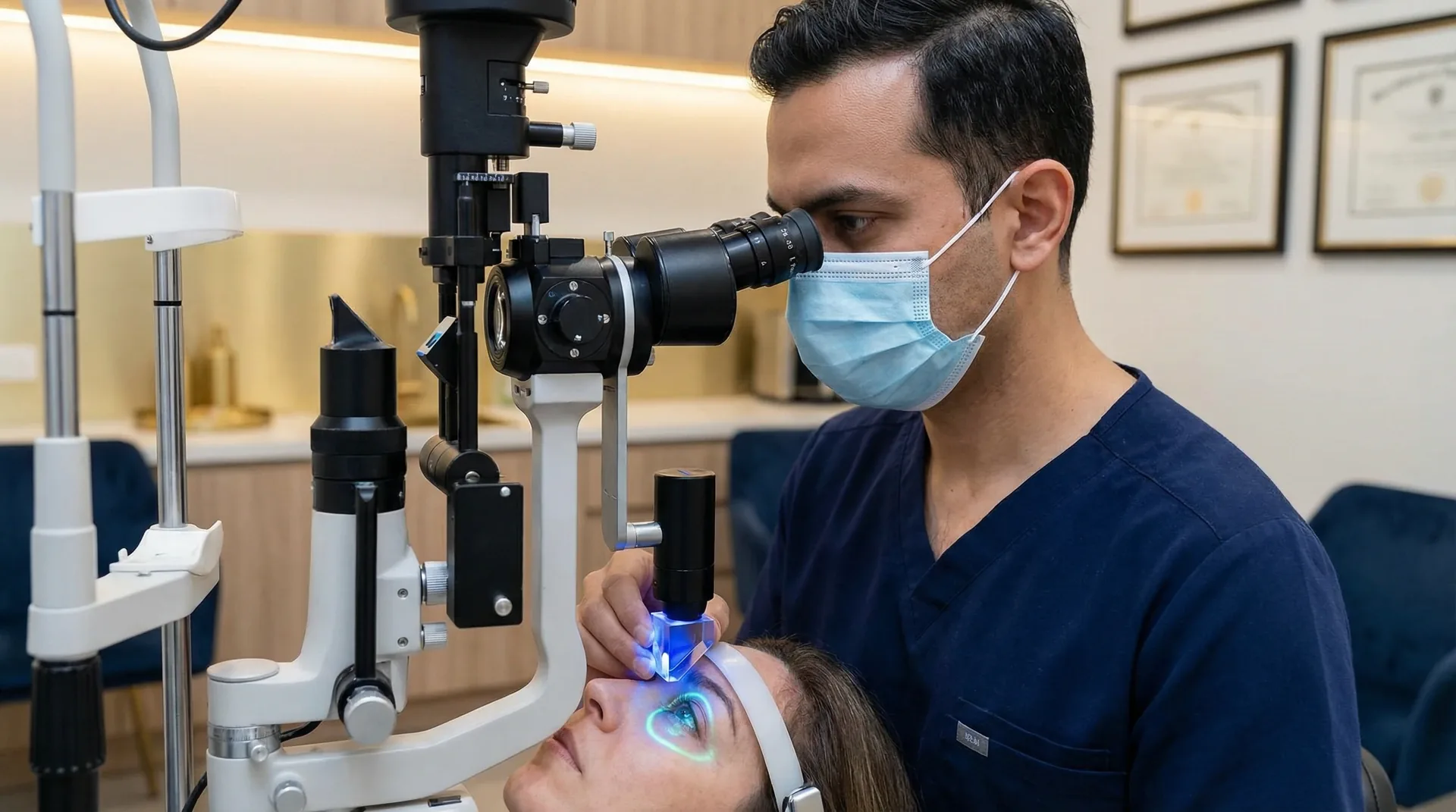 Tonometria de Goldmann — exame de pressão intraocular